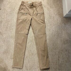 Charlie B Tan Jogger Corduroy